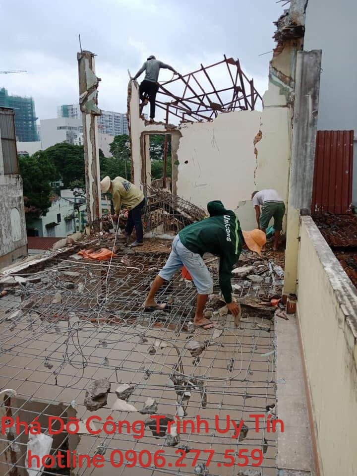 đập phá tháo dỡ nhà công trình quận bình thạnh 0906277559 giá rẻ
