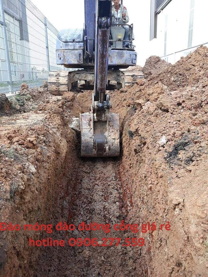 đào móng nhà đào đường cống tại bình dương giá rẻ 0906277559